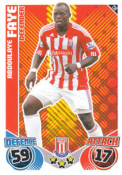 Abdoulaye Faye Stoke City 2010/11 Topps Match Attax #239